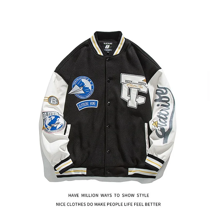 New Arrival Spring Autumn Stadium Award Letterman Embroid Men Baseball Hot Sale Jacket Unisex Women Oversize Varsity Hot Sale Coats