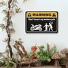 Warning - Metal Tin Signs(8*12Inch)