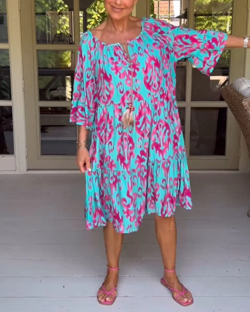 Zanaya - Relaxed Printed Dress