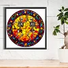 (50*50cm)Stained Glass Halloween - Full Round Drill Diamond Painting