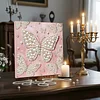 DIY Pearl Painting Butterfly for Home Decor with Frame(30x30cm)