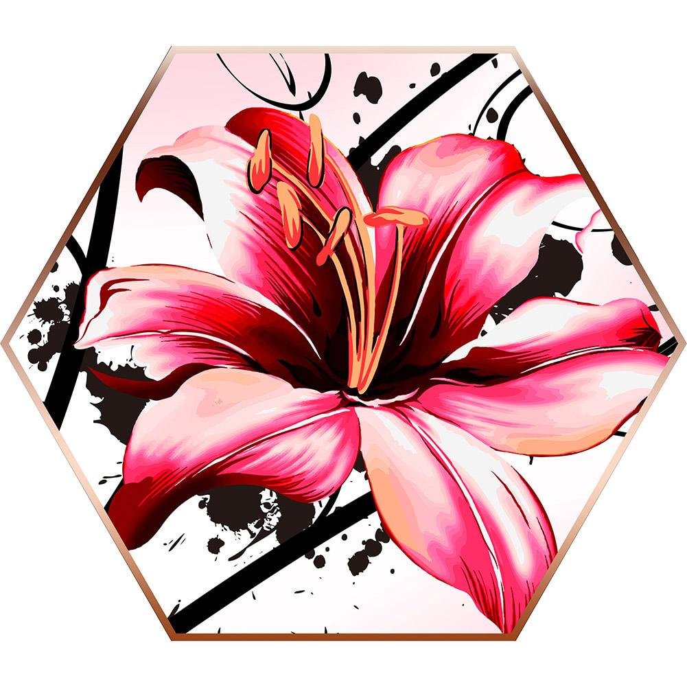 Blossom Hexagon - Full Round - Diamond Painting