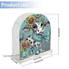 Diamond Painting Acrylic Cow Napkin Holder Set Home Decor
