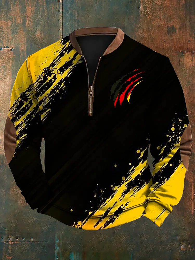 Herren Deutschland bedrucktes l&auml;ssiges Sweatshirt