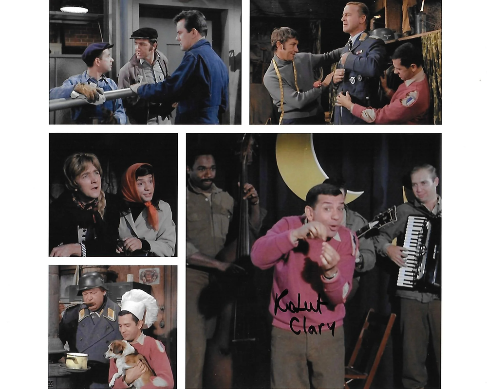 Robert Clary Hogan's Heroes Original Autographed 8x10 Photo Poster painting #11 signed @HShow