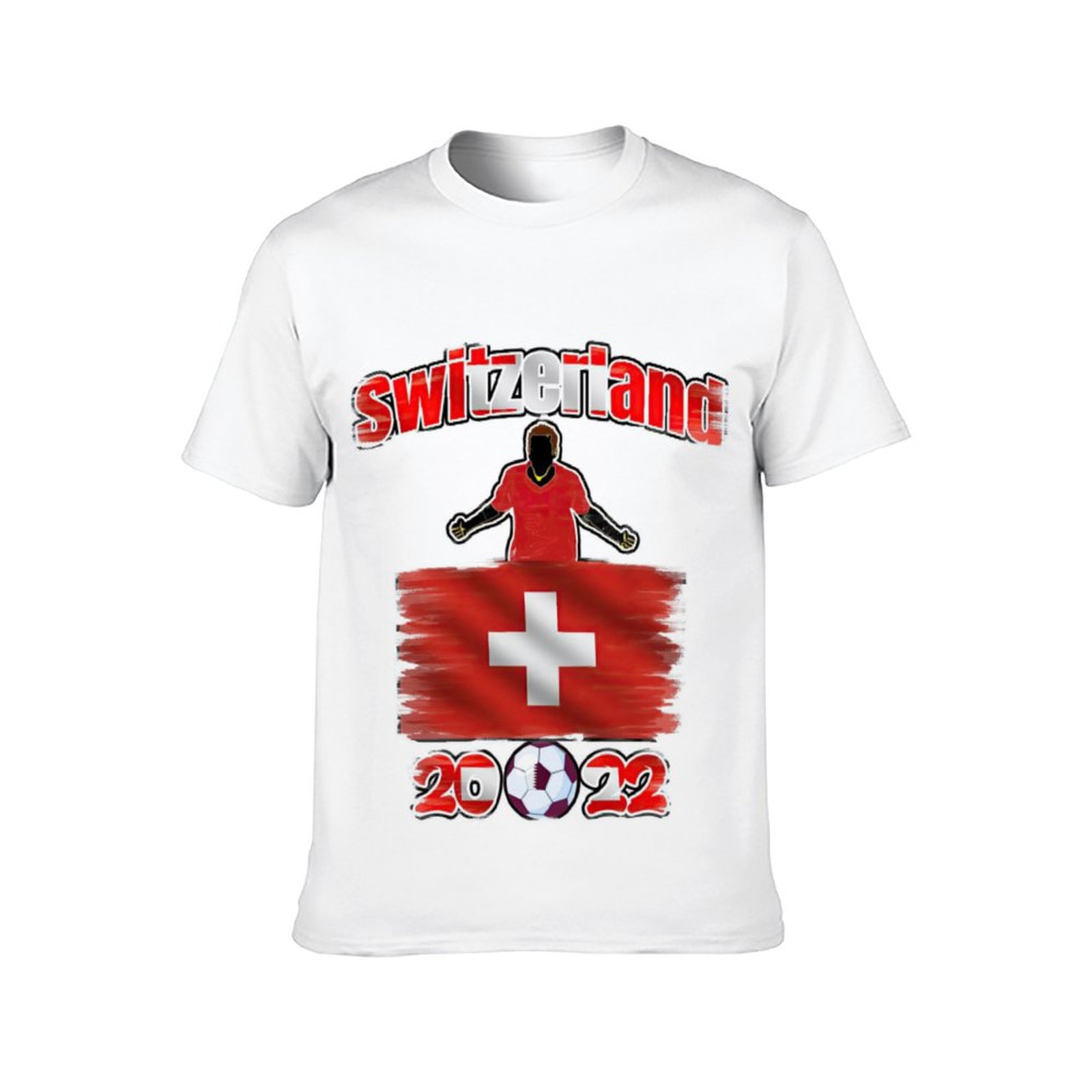 Switzerland 2022 Unisex Short-Sleeve Printed Shirt