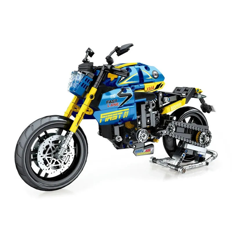 Tech MOC Bikes BMW G310R Racing Motorcycle Bricks Toy 82001