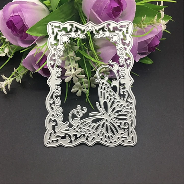 Metal Butterfly Frame Cutting Dies Stencil Scrapbooking Card Embossing Craft DIY