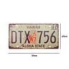 Hawaii DTX756 - Car License(6*12Inch) - Garage