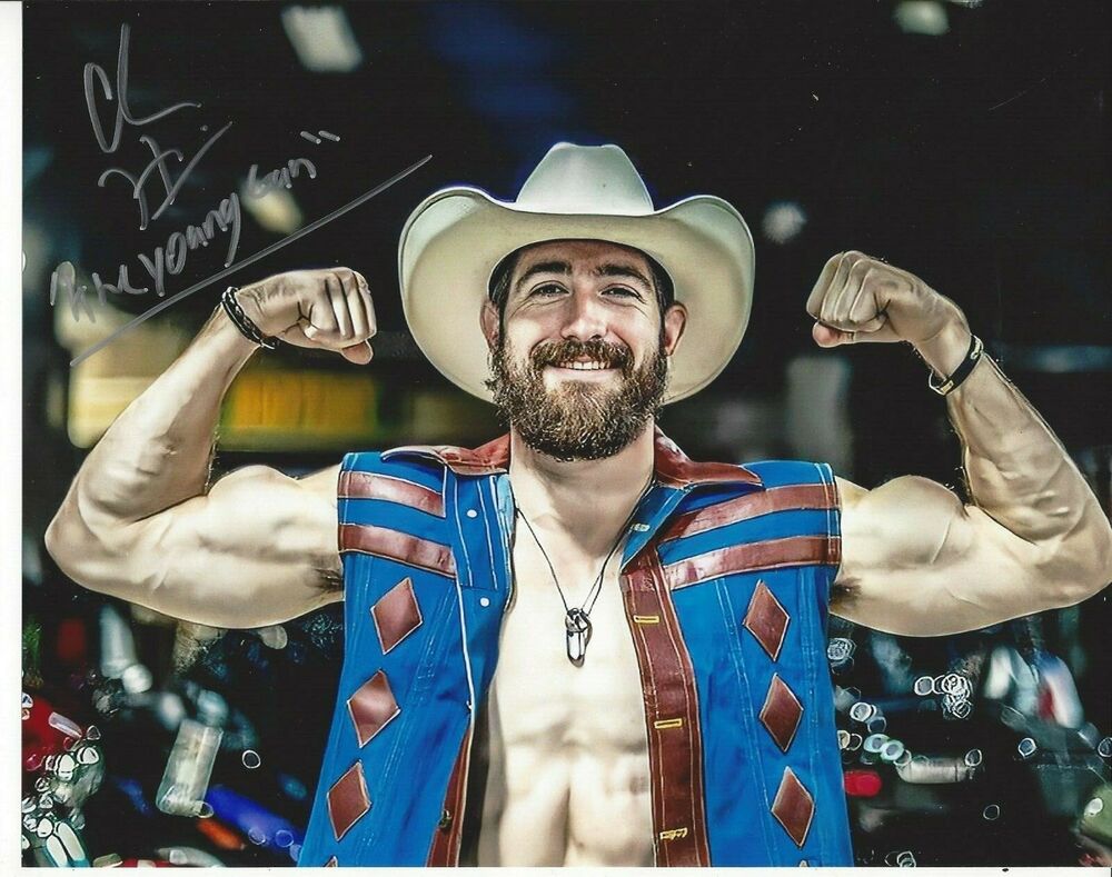 Chandler Hopkins Autographed 8x10 AEW, MLW, ROH Superstar  #1