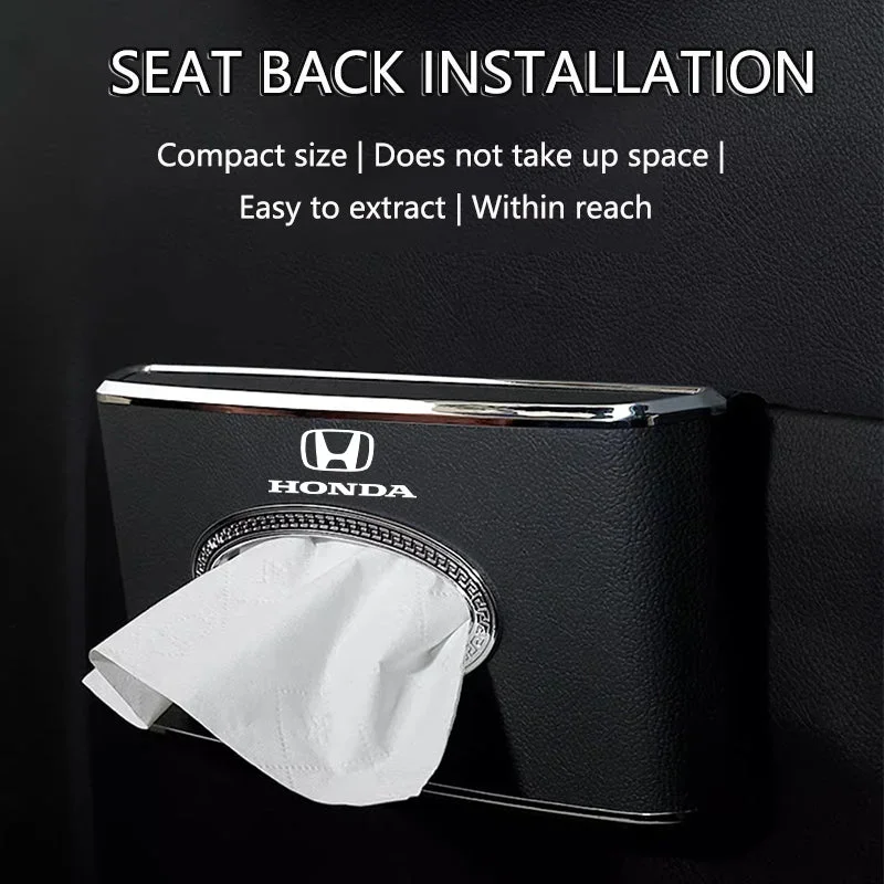 🔥Hot Selling🔥Exclusive Logo Customization🚗Car Paper Box Hanging Sun Visor Tissue Box Car Interior Decoration Supplies