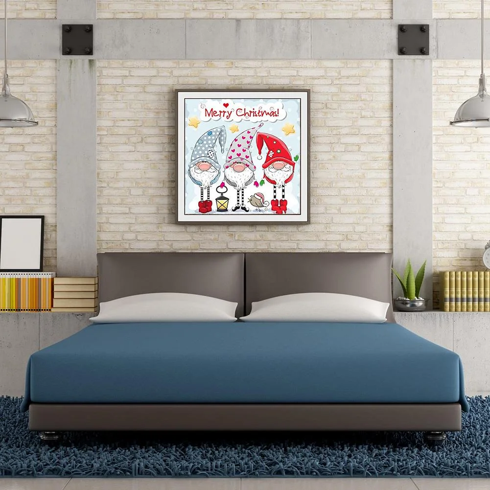 Diamond Painting - Full Round Drill - Christmas Goblin(30*30cm)