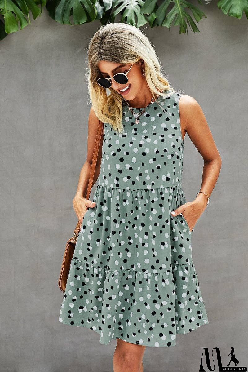 MidiSono - Polka Dot Breeze Dress