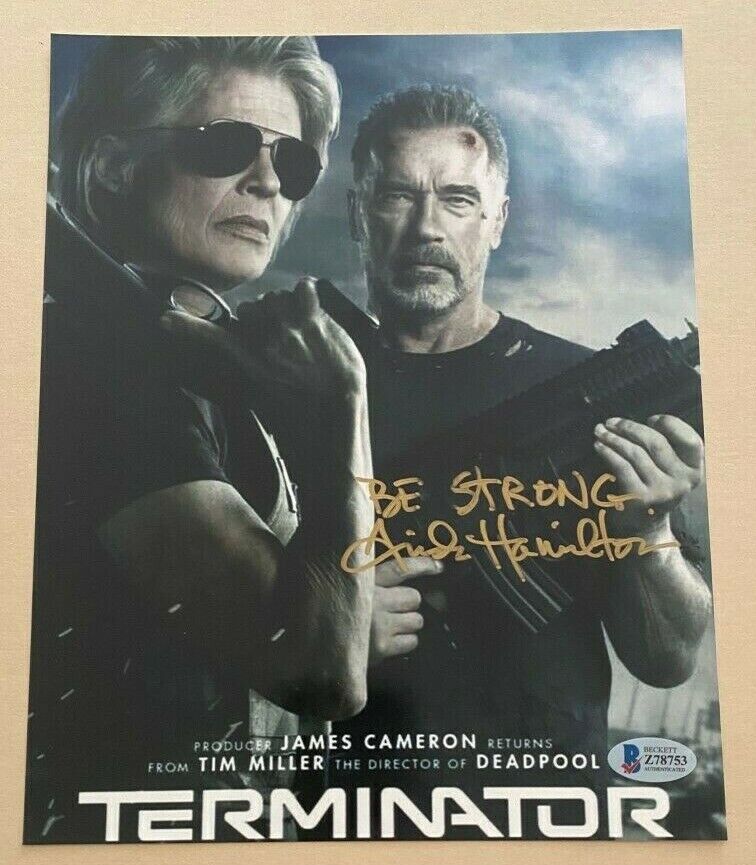 Linda Hamilton signed autographed 8x10 Photo Poster painting Terminator Beckett COA