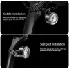 Xiqizhe Bicycle Taillight Smart Brake Night Riding High Brightness Warning Light Mountain Road Bike Rear Light Usb Charging