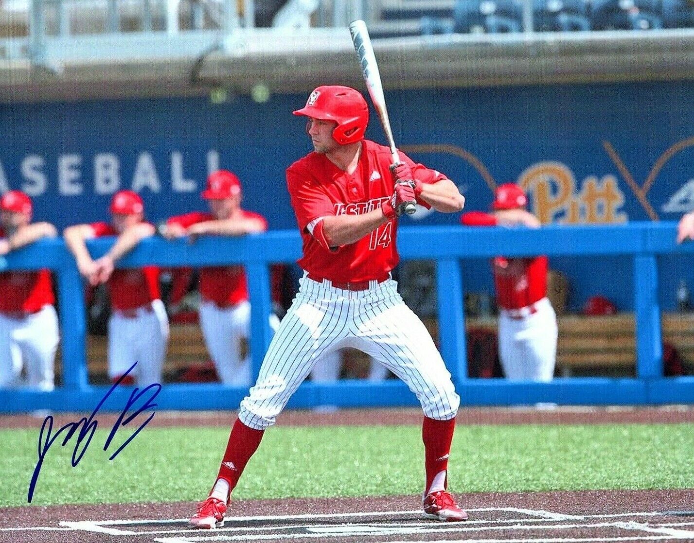 Jonny Butler NC State Wolfpack autographed signed 8x10 baseball Photo Poster painting 2021