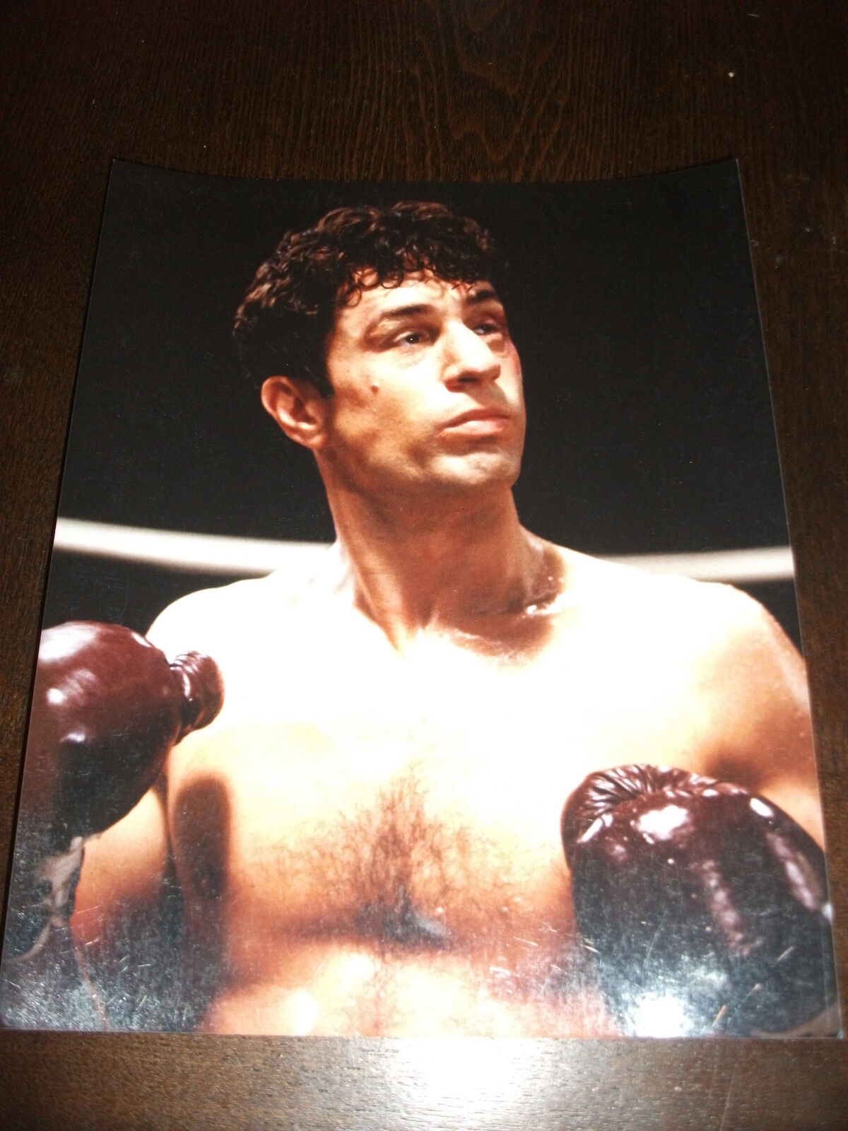 Robert De Niro Raging Bull Sexy Live Promo 8x10 Photo Poster painting Actor Hollywood Boxing