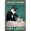 Cat - Metal Tin Signs(8*12Inch/12*16Inch) - Animal