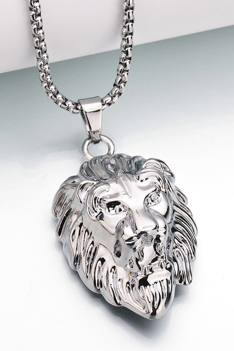 Tiboyz Reggae Music Lion Head Necklace