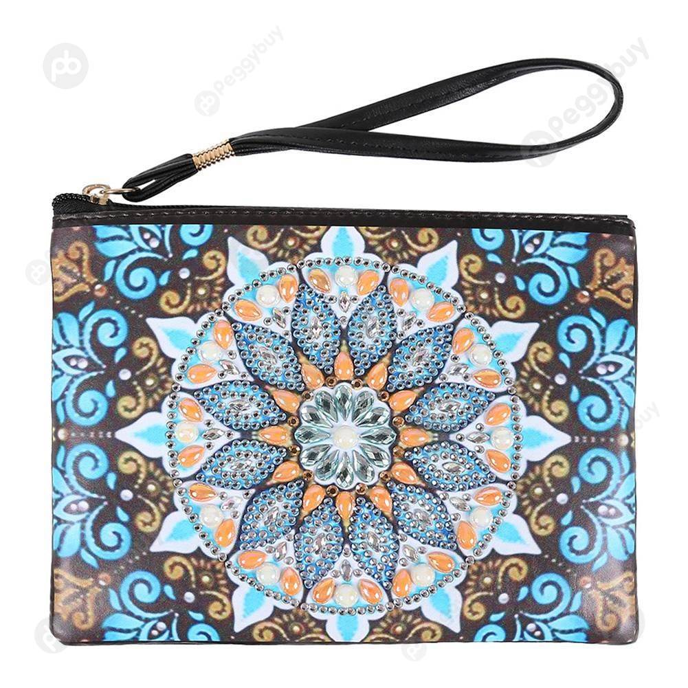 

Mandala-DIY Creative Diamond Wristlet Bag, 501 Original