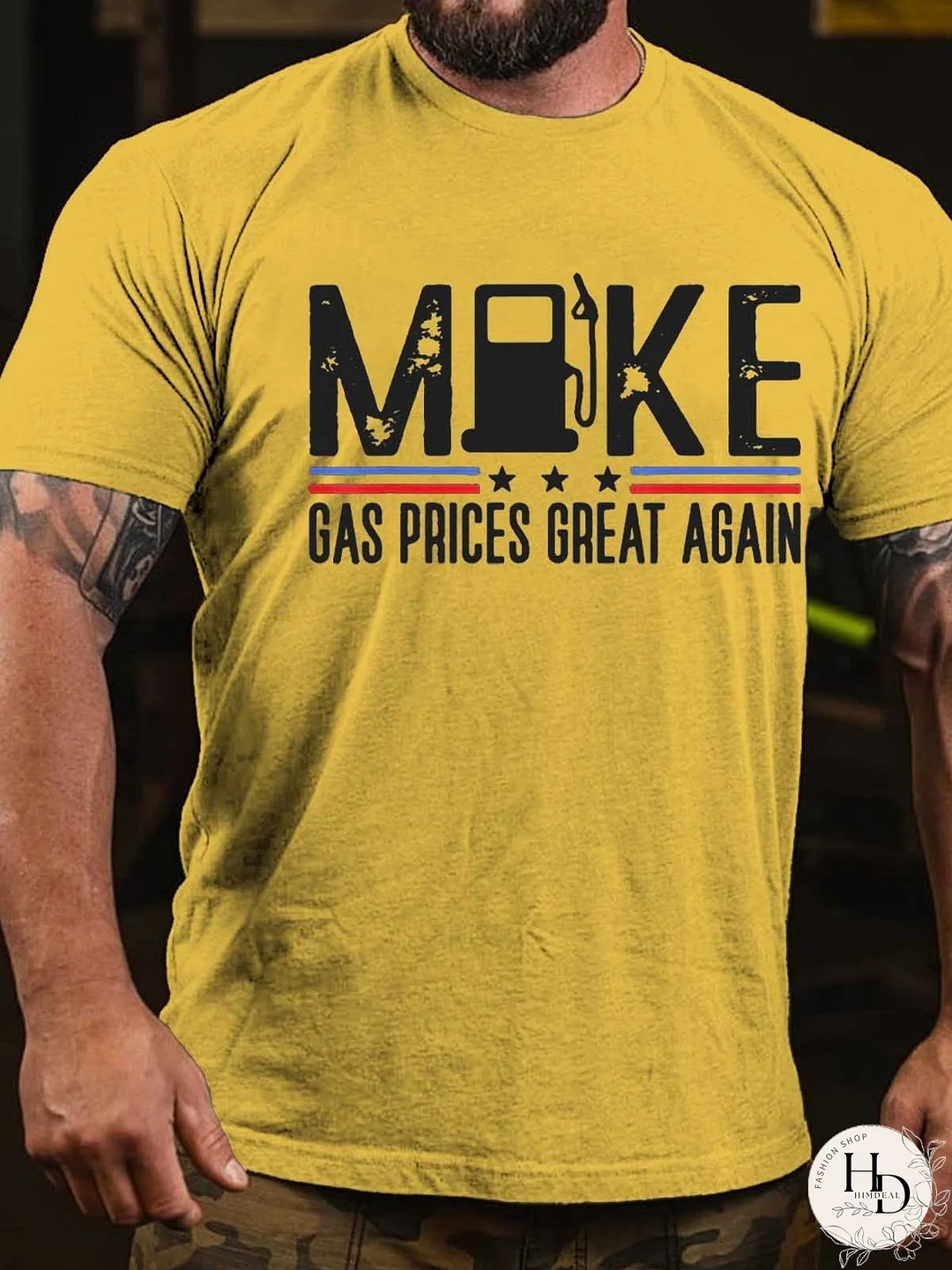Los hombres hacen que los precios del gas sean geniales otra vez bomba de gas Anti Biden Meme camiseta diciendo Top