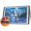 (70*50cm)Snow Mountain - Full Square Drill Diamond Painting