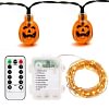 Guirlande lumineuse citrouille d'Halloween