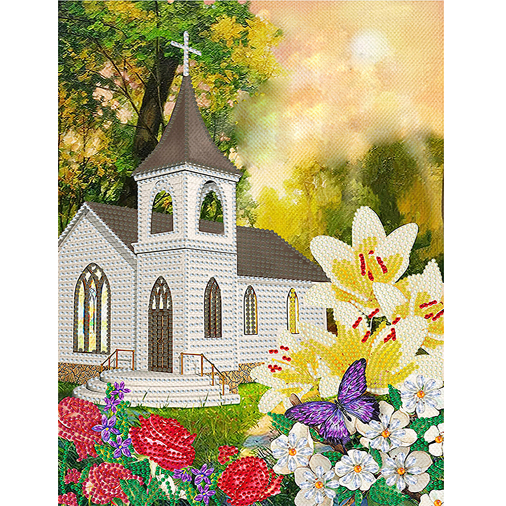 

Church - Special Shaped Diamond Painting - 30*40CM, 501 Original