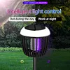 Solar Light Bug Zapper Waterproof Outdoor Mosquito Killer Solar Powered Fly Trap