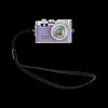 Mini camera, student campus retro camera, portable small thumb camera for travel photography