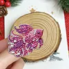 4pcs DIY Pink Sea Fish Diamond Painting Brooch