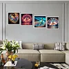 4Pcs/set Diamond Painting-5D Full Round Drill Ballet(30*30 CM)