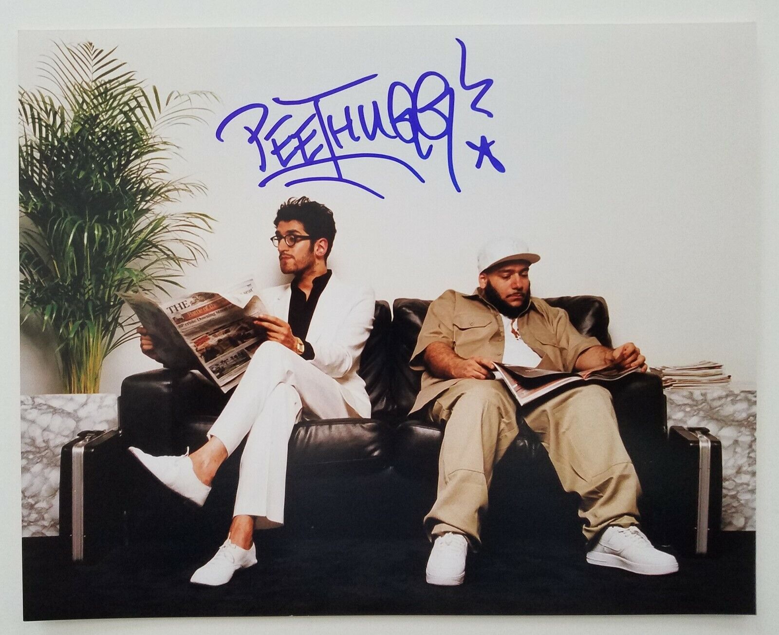 P-Thugg Signed 8x10 Photo Poster painting Chromeo Electro Funk Dance Music LEGEND RAD