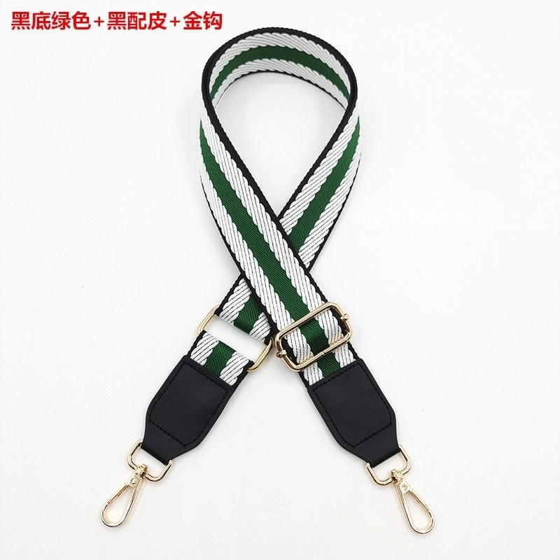 All Seasons Polyester Stripe Single Shoulder Strap Bag Accessories