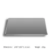 Desktop Aluminum Alloy Metal Mouse Pad Double-Sided Aluminum Anti-Slip Pad Desk Pad Suitable for Gaming and Office