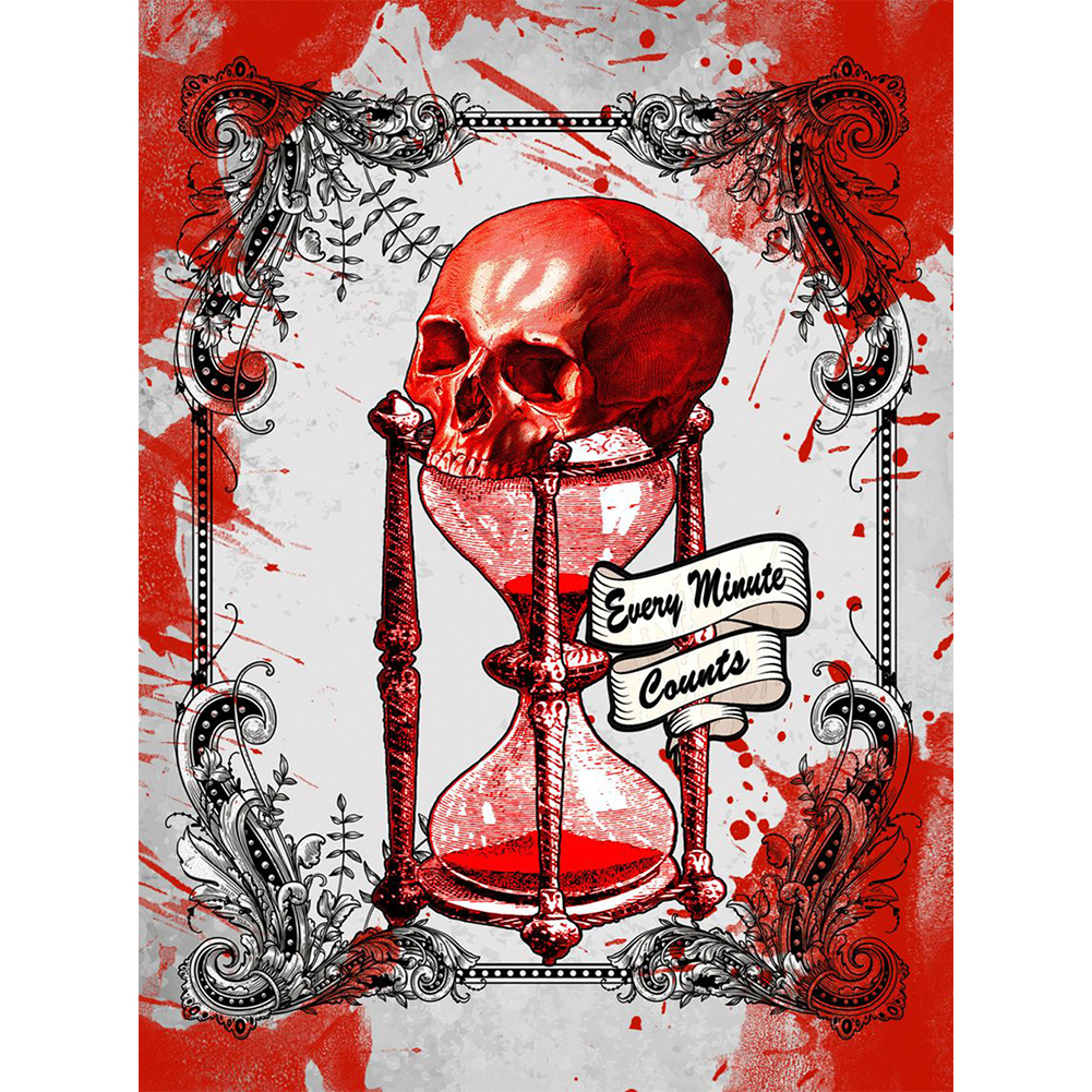 

Skull Skeleton - 11CT Stamped Cross Stitch - 40*50CM, 501 Original
