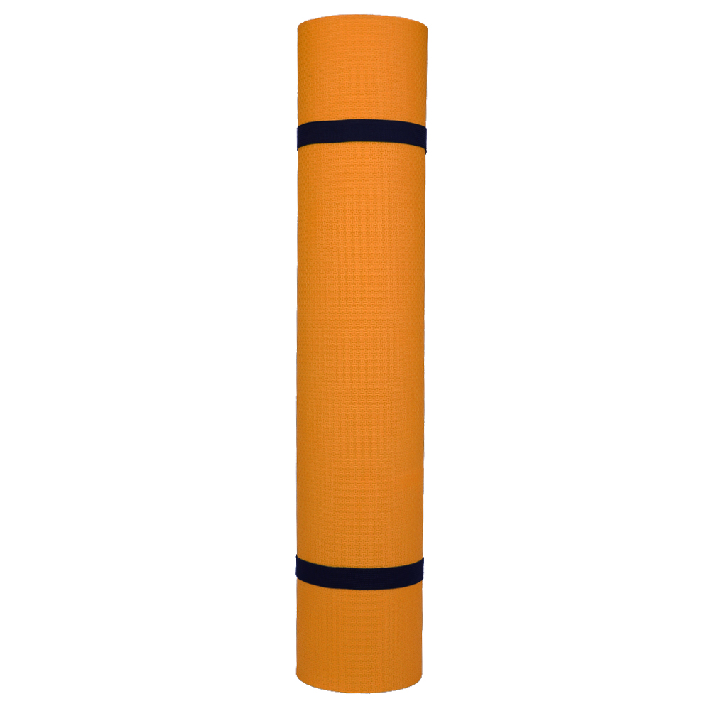 

4mm/6mm Thickness EVA Yoga Mat Non-Slip Environmental Pilates Exercise Mat, Orange, 501 Original