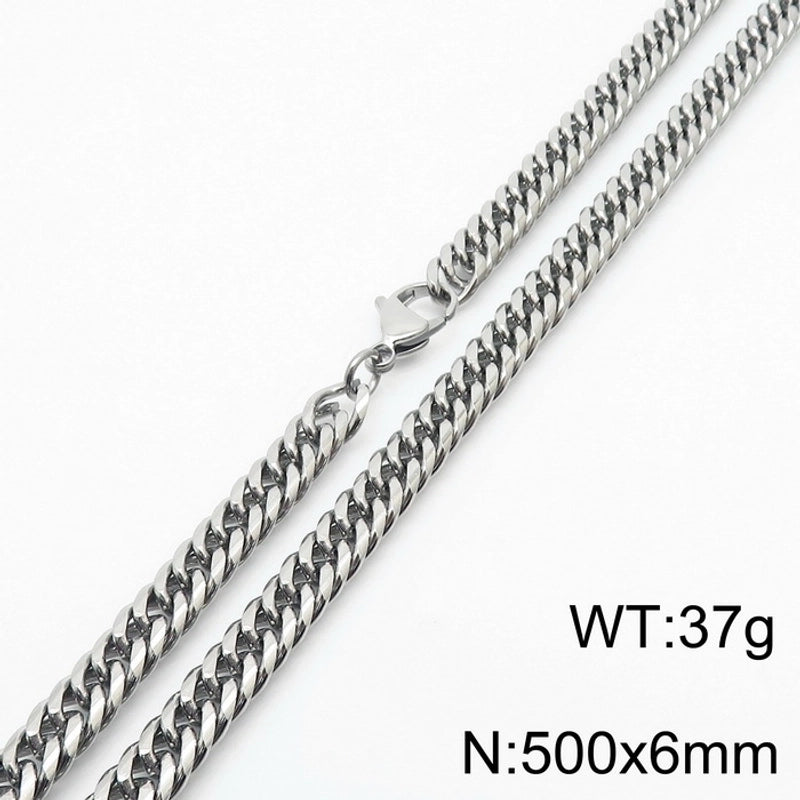 Minimalist Geometric Stainless Steel Unisex Necklace