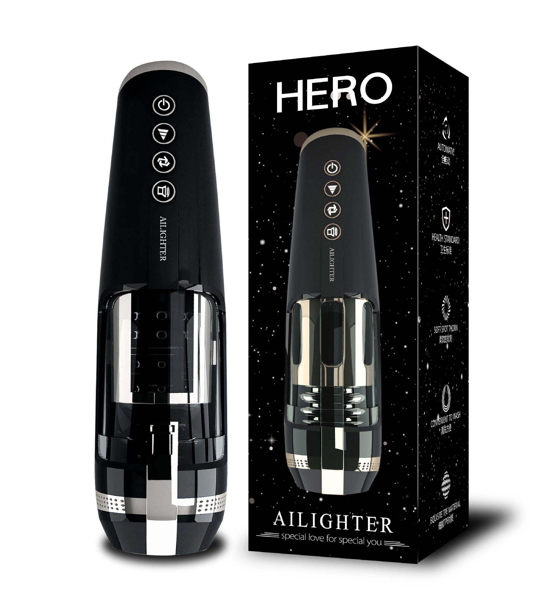 Telescopic Sucking Heating Hero Masturbation Cup