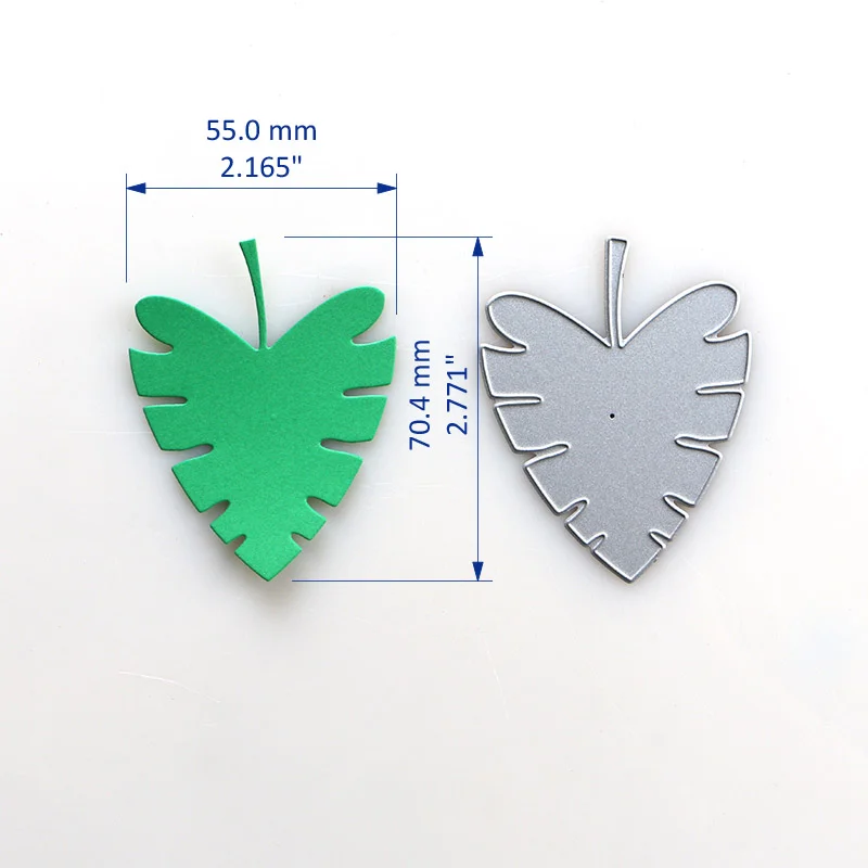 Sdrawing METAL CUTTING DIES plantain leaves stencil DIY Scrapbook Paper Album 2023 new