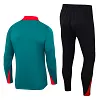 2024-2025 Liverpool Half-Pull Training Suit Green Jersey 1:1 Thai Quality Set