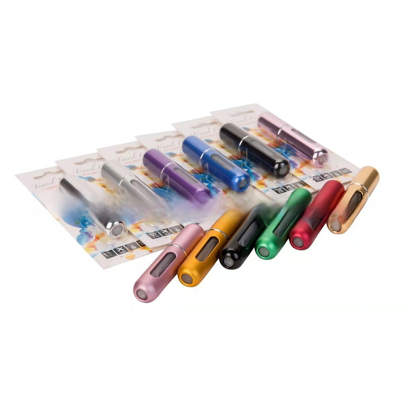 In Stock 5ml Bottom Filling Perfume Bottle Recyclable Portable Rechargeable Perfume Spray Bottle Perfume Electrochemical Aluminum Bottle