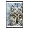 Wolf-14CT Stamped Cross Stitch Kit(21x30cm)