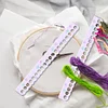 2pcs Cross Stitch Row Line Board Acrylic for Handmade Accessories (Seashells)