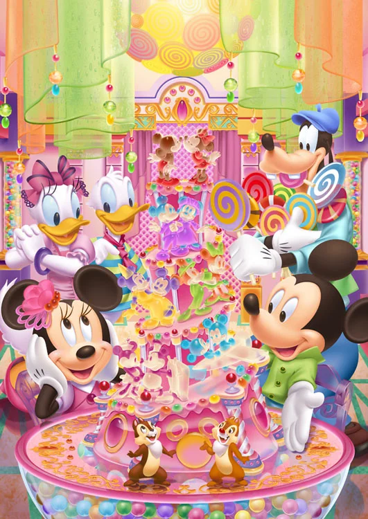 Disney Cartoon Mickey - Full Round 30*50CM