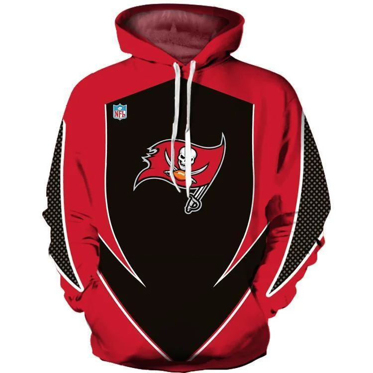 Tampa Bay Buccaneers 3D Printed Hooded Pocket Pullover Hoodie