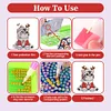Xmas Acrylic Shaking Head 5D DIY Diamond Art Tabletop Decoration (Christmas Cat)