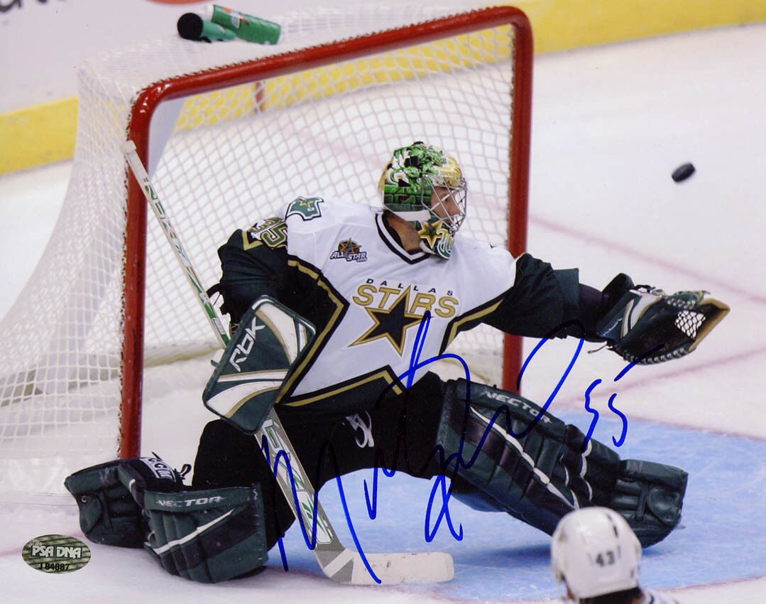 Marty Turco SIGNED 8x10 Photo Poster painting Dallas Stars PSA/DNA AUTOGRAPHED