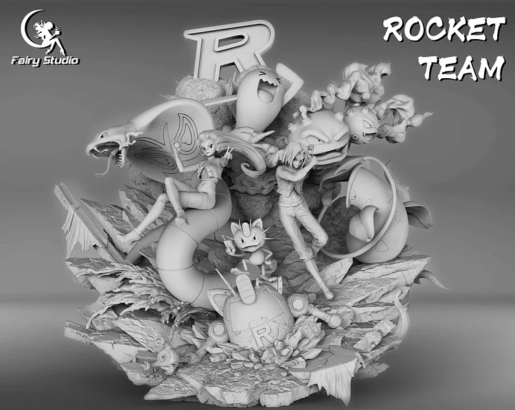 Fairy Studio - Pokemon Team Rocket Statue(GK)-