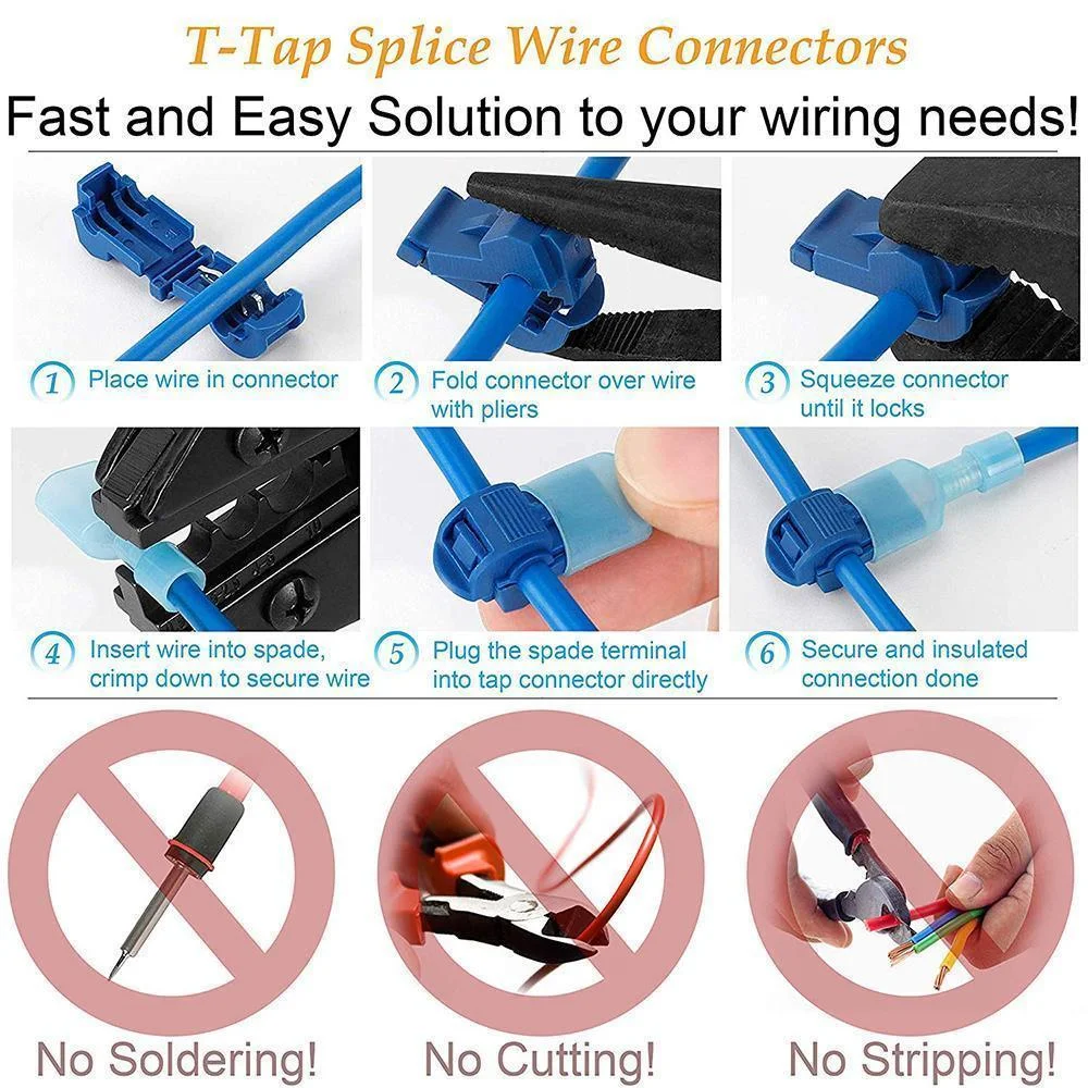 T-Tap Wire Connectors Kit